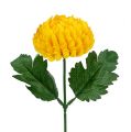 Floristik24 Chrysanthemum yellow artificial Ø7cm L18cm