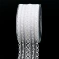 Floristik24 Decorative ribbon lace 55mm 20m white