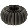 Pumpkin honeycomb paper table decoration, foldable, round, 34cm, 2 pieces | Floristik24.ie