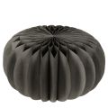 Pumpkin honeycomb paper table decoration, foldable, round, 34cm, 2 pieces | Floristik24.ie