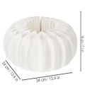 Paper decorative ball, modern pumpkin decoration, honeycomb paper, 34cm, 2 pieces | Floristik24.ie