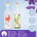 Deco bottle LED flamingo