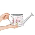 Decorative metal watering can, lavender, retro garden design, 30×11×14.5cm | Floristik24.ie