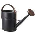 Floristik24 Decorative vintage metal watering can, black and olive green, 60x19x38cm, eye-catching for balcony or conservatory
