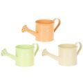 Floristik24 Decorative Watering Can Planter Set, Metal, 8-Piece, Multicolored, 16.5x7cm - Ideal Plant Containers for Balcony &amp; Kitchen