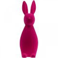 Deco Bunny Deco Easter Bunny Flocked Pink H47cm
