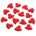 Floristik24 Decorative hearts red 3.5cm 16pcs