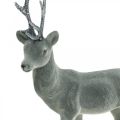Floristik24 Decorative deer decorative figure decorative reindeer anthracite H28cm