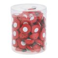 Floristik24 Decorative ladybugs for gluing 2.5cm red 72pcs