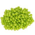Floristik24 Decorative beads, apple green, Ø8mm, 250 pieces