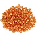 Floristik24 Decorative orange beads, 8mm, 250 pieces
