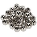 Floristik24 Decorative beads, silver metallic, 14mm, 35 pieces