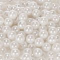 Decorative white beads, Ø8mm, 250 pieces | Floristik24.ie