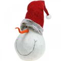 Floristik24 Deco snowman with hat Advent decoration Christmas figure H38cm