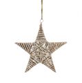 Floristik24 Decorative star to hang 25cm from vine 1pc