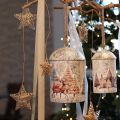 Decorative Stars 11cm Christmas Tree Ornaments Made of Natural Rattan, Set of 6 | Floristik24.ie