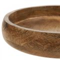 Floristik24 Deco bowl wood mango wood wooden bowl wooden plate Ø30cm