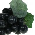 Floristik24 Decorative grapes black 18cm