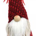 Floristik24 Deco Gnome Beard Christmas Gnome Deco Figure Red H30cm