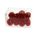 Floristik24 Decorative cherries dark red 3cm 12pcs