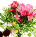 Floristik24 Decorative bouquet pink 20cm