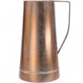 Floristik24 Decorative vase copper colored decorative jug vintage decorative W21cm H36cm
