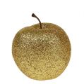 Floristik24 Decorative apples gold with mica Ø6cm 12pcs