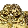 Floristik24 Decorative angel sitting gold, glossy 9cm 4pcs
