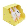 Floristik24 Decorative bunny as a set flocked white 6cm