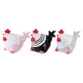 Floristik24 Decorative chickens Easter decoration figures hen 8.5cm 3pcs