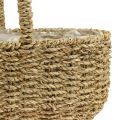 Decorative basket with handle plant basket flower basket 23×31×37cm