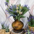 Floristik24 Deco jug antique look vase vintage metal garden decoration H26cm