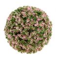 Floristik24 Decorative ball pink green artificial flower ball Ø18cm 1pc