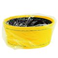 Floristik24 Decorative bowl yellow Ø20cm H9cm, 1p