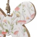 Floristik24 Deco butterfly wooden deco pendant pattern 15x12x2cm