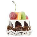 Floristik24 Decorative cakes with fruits food dummies Ø8cm 2pcs