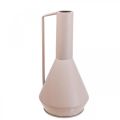 Floristik24 Decorative vase metal decorative jug light pink 19.5cm H38.5cm