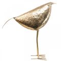 Floristik24 Deco bird Deco figure bird gold metal decoration 41×13×42cm