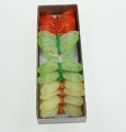 Floristik24 Decorative butterflies on a wire, multicolored 8 cm
