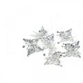 Floristik24 Decorative pendant butterfly, wedding decoration, metal butterfly, spring 6pcs
