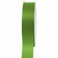 Floristik24 Gift and decoration ribbon green 25mm 50m