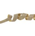 Floristik24 Decorative ribbon gold with mica 10mm 150m