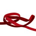 Floristik24 Deco ribbon red velvet 10mm 9.5m