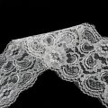 Floristik24 Decorative tape lace 100mm 10m white