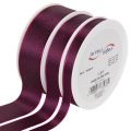 Decorative taffeta ribbon, berry design, various widths, 50m | Floristik24.ie