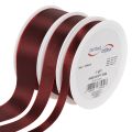 Decorative taffeta ribbon, red, various widths, 50m | Floristik24.ie