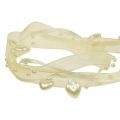 Floristik24 Deco ribbon cream hearts pearls wedding decoration 10mm 5m