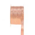 Floristik24 Decorative ribbon copper 10mm 50m