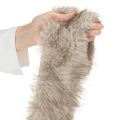 Artificial fur ribbon, decorative ribbon, long, soft, 10x140cm, 3 pieces | Floristik24.ie