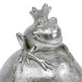 Floristik24 Decorative figure frog on ball silver 8cm 4pcs